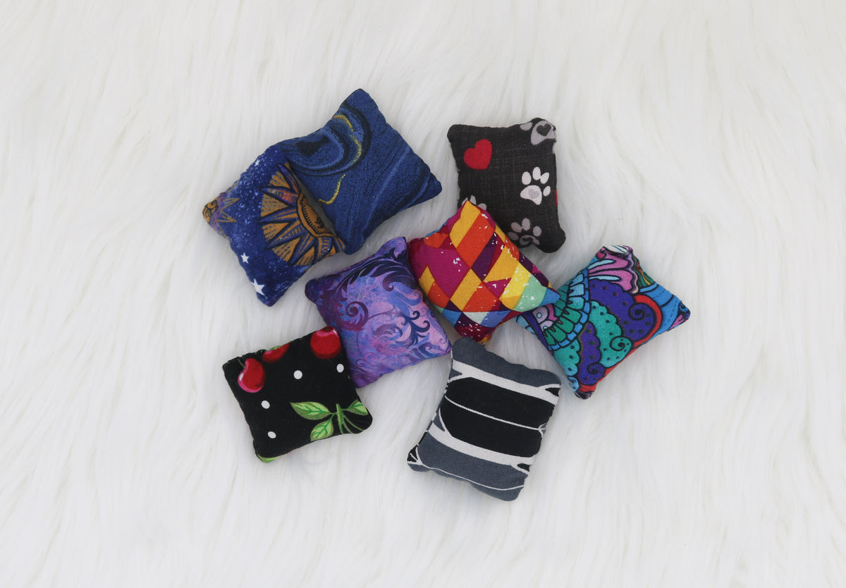 WHSL - Mini Assorted Prints | Catnip with Valerian Root Kicker Toy