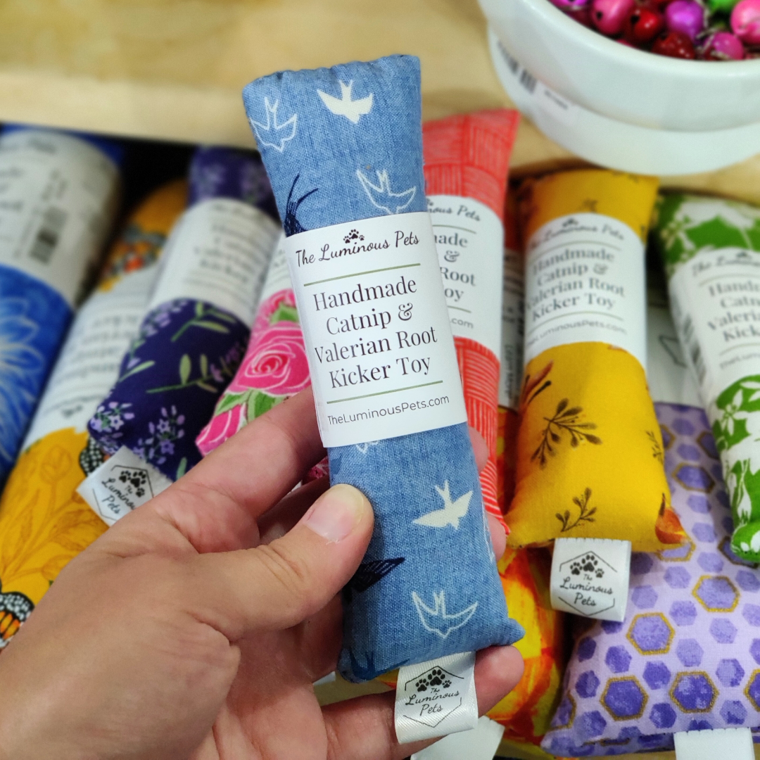 Organic Catnip with Valerian Root Cat Toy by The Luminous Pets