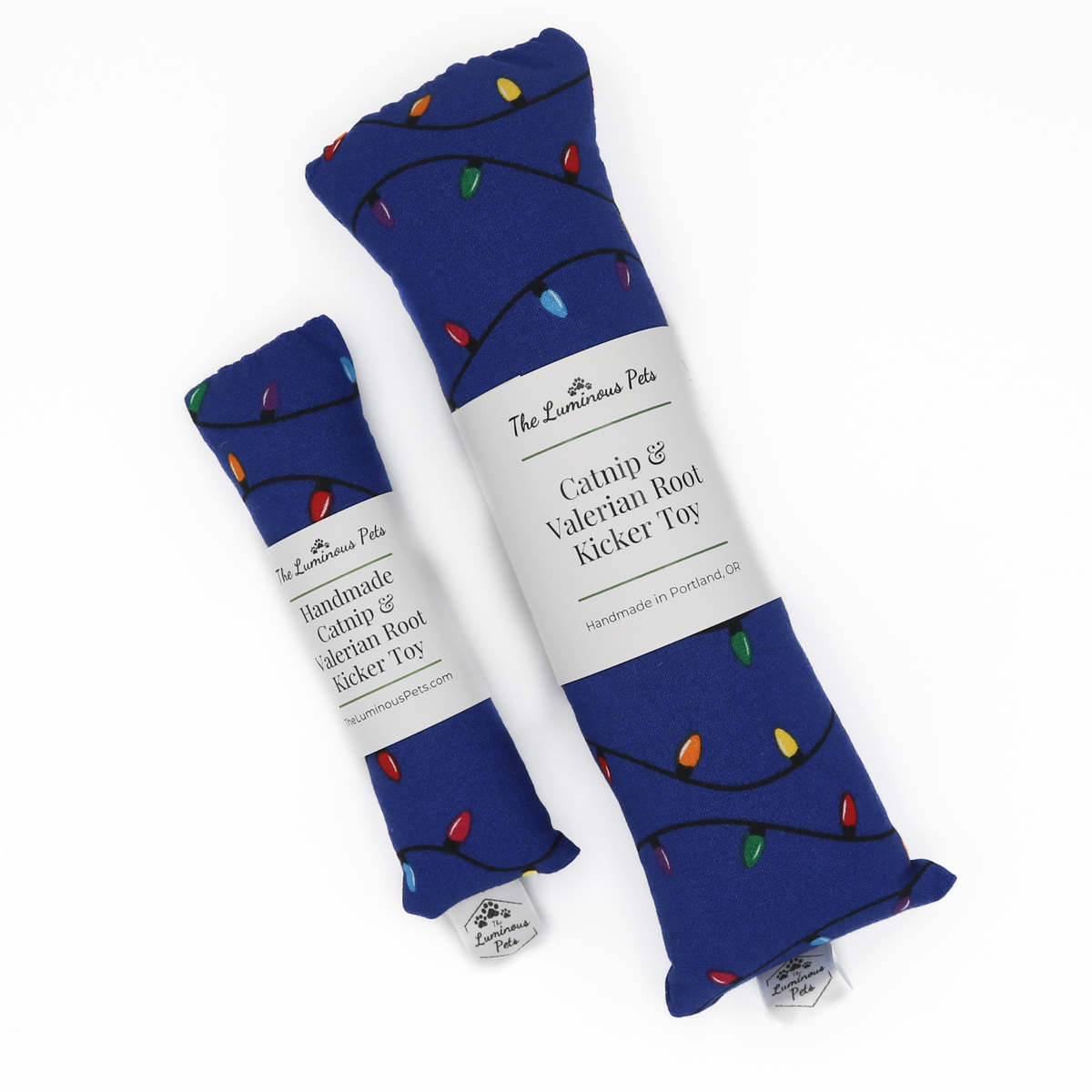 Christmas  cat toy with catnip and valerian root by The Luminous Pets