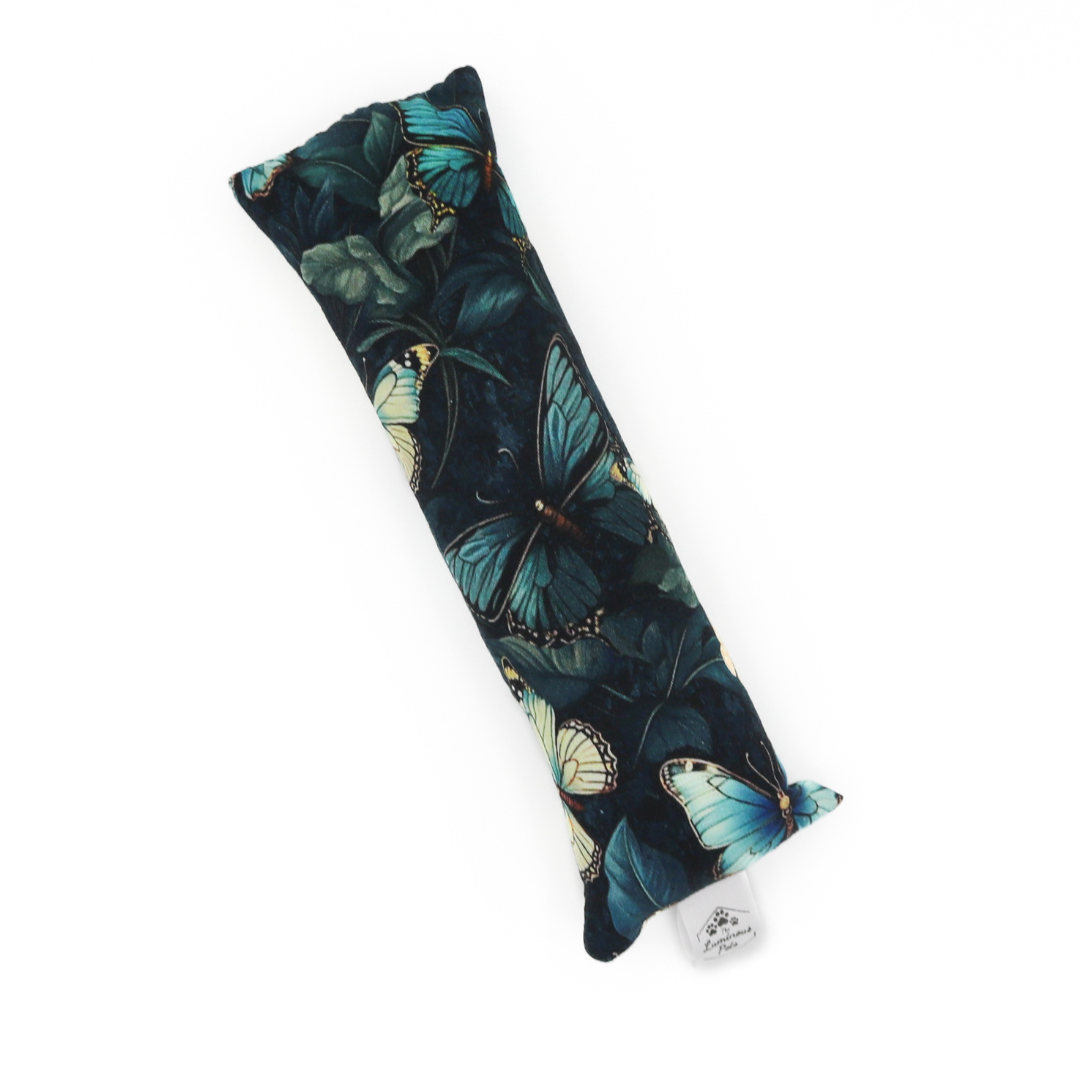 Catnip with valerian root kicker cat toy by The Luminous Pets _ Midnight Butterflies