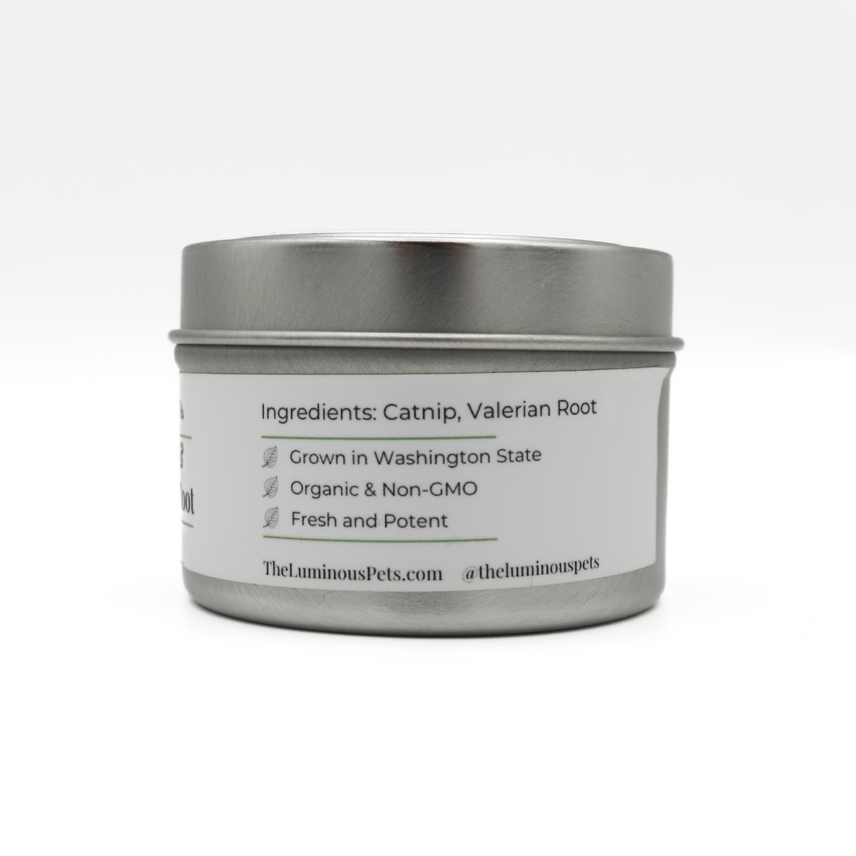 Catnip with Valerian Root Tin | The Luminous Pets
