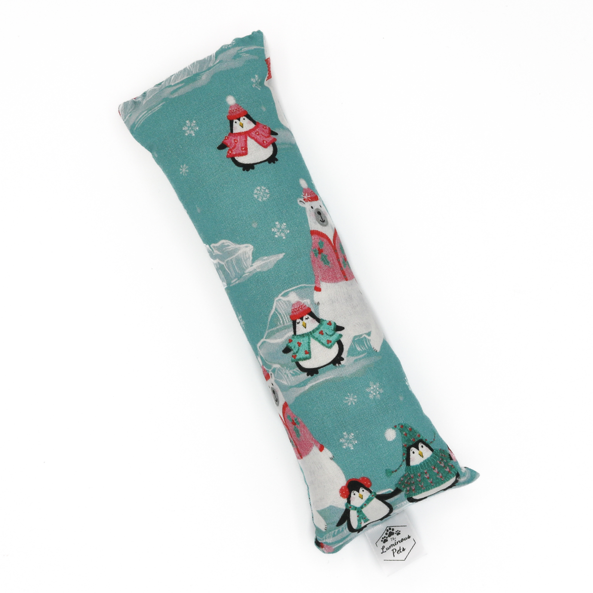 The Luminous Pets Catnip with Valerian Cat Toys winter penguins and polar bears