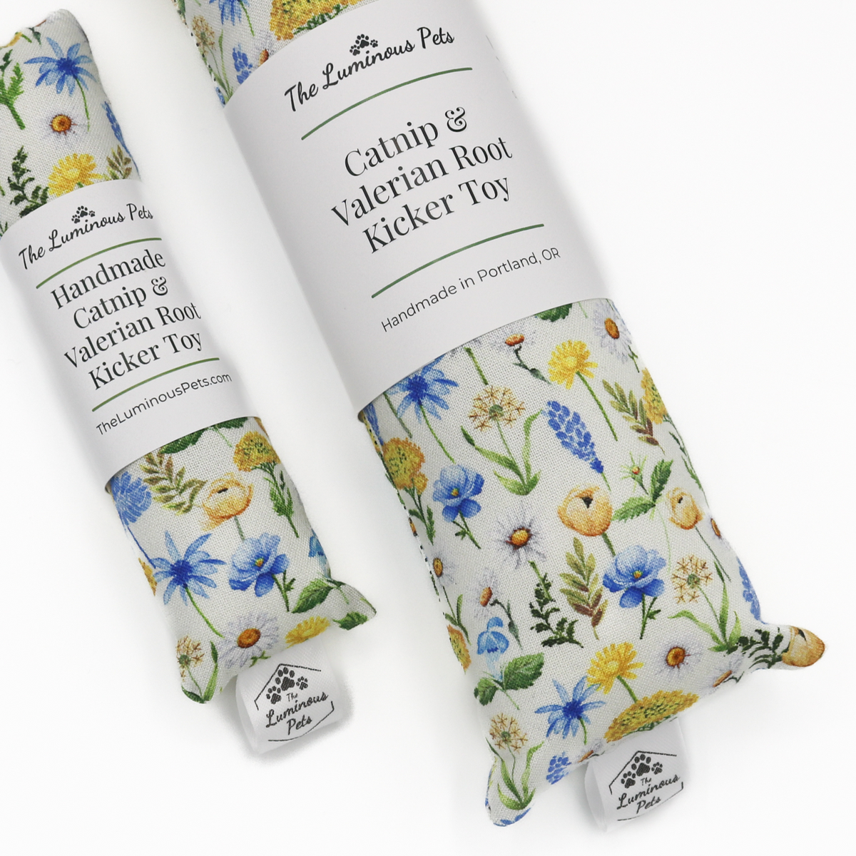 organic catnip with valerian root cat toys summer flower themed by The Luminous Pets