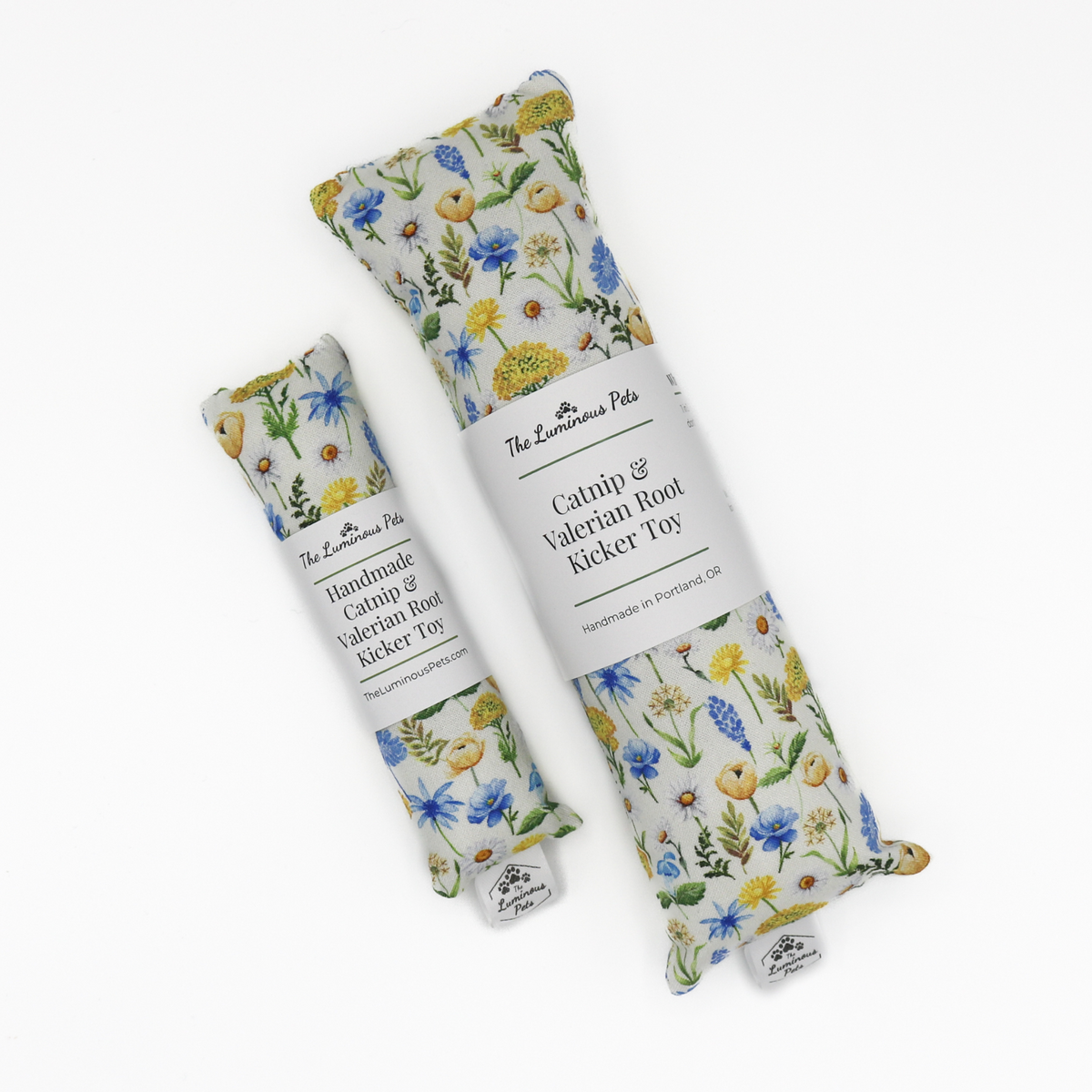 organic catnip with valerian root cat toys summer flower themed by The Luminous Pets