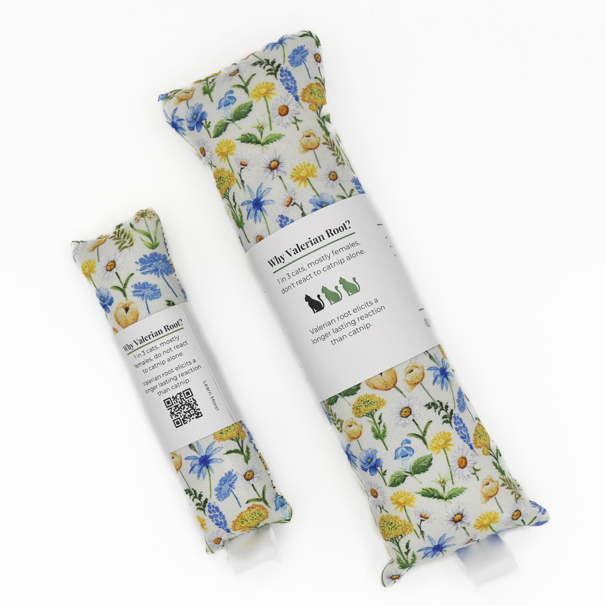 organic catnip with valerian root cat toys summer flower themed by The Luminous Pets